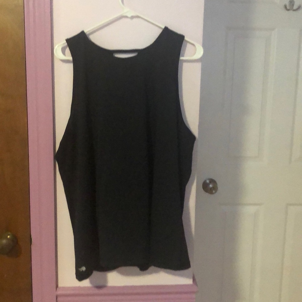 Black tank top